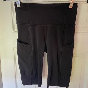 Black Lululemon Bike Shorts 6"